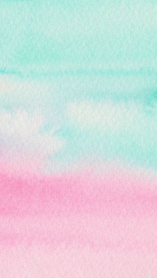 Mint Aqua pink watercolour ombre texture iphone wallpaper phone background  lock…