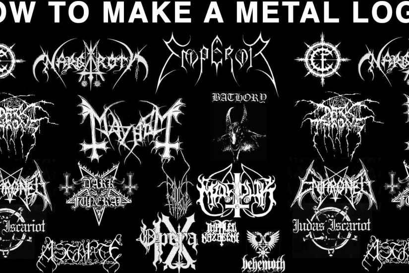 How To Make A Metal Band Logo