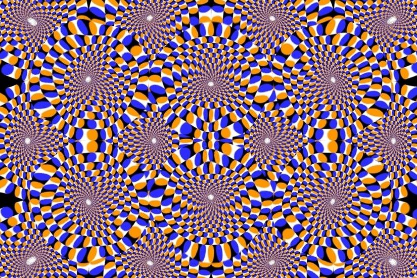 Preview wallpaper optical illusion, rotation, dipping, circles 3840x2160