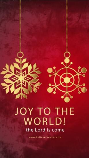 Joy to the world Christian Christmas mobile wallpaper for Android phones,  Iphone 6s, Iphone