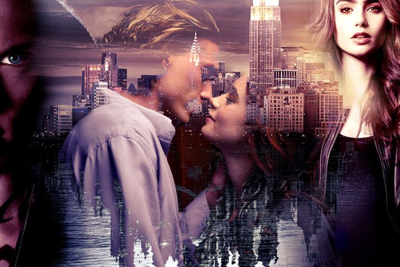 Clary and Jace - The Mortal Instruments: City of Bones wallpaper