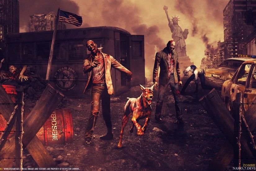 Zombie Apocalypse Wallpaper - WallpaperSafari