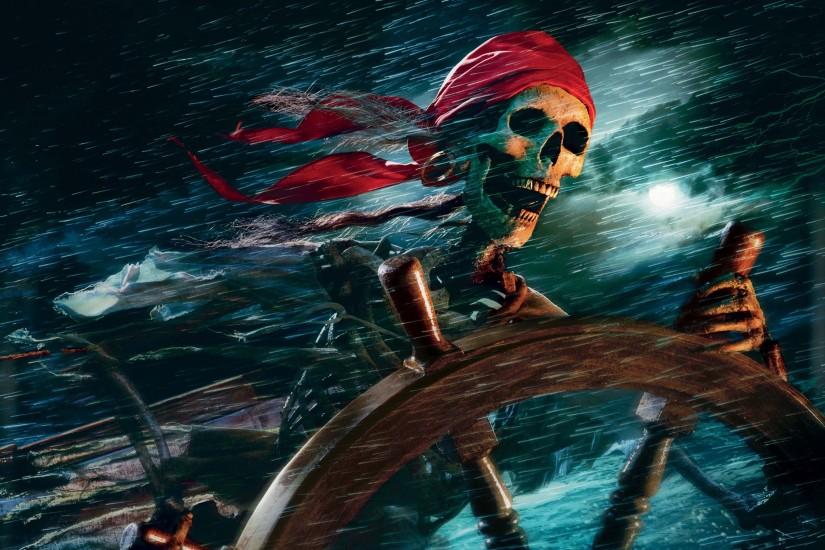 Pirates of the Caribbean Skeleton Wallpaper