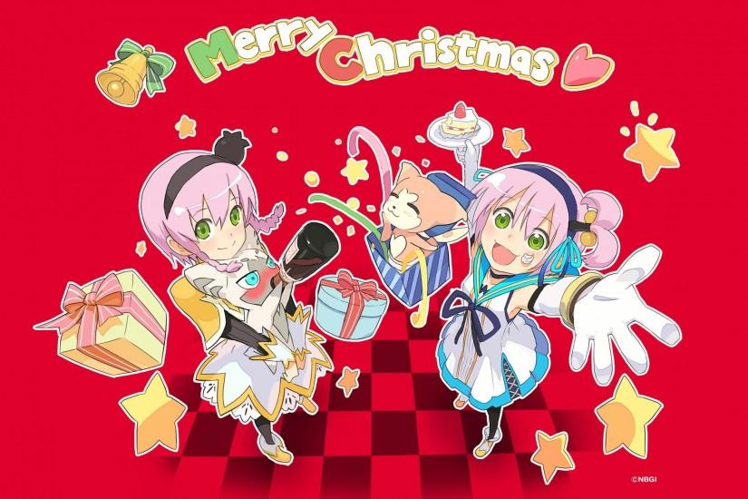 Anime Merry Christmas FullHD Wallpaper