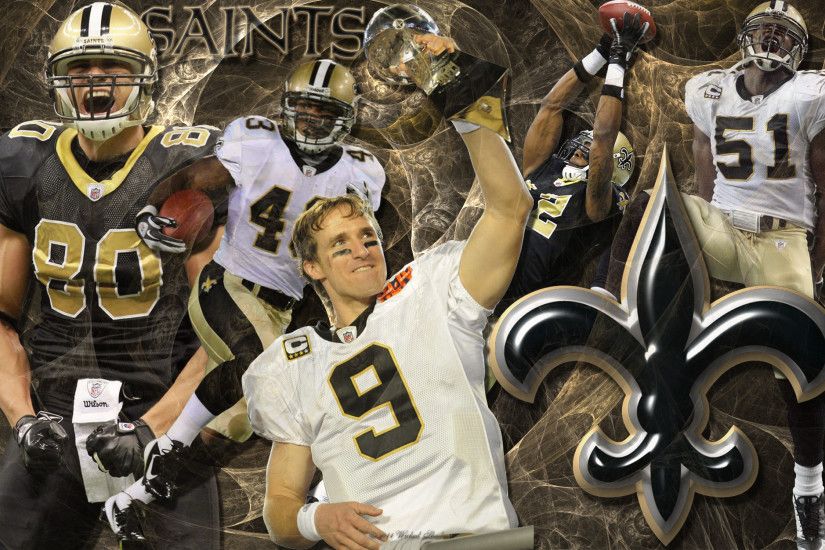New Orleans Saints Team Wallpaper 16x10