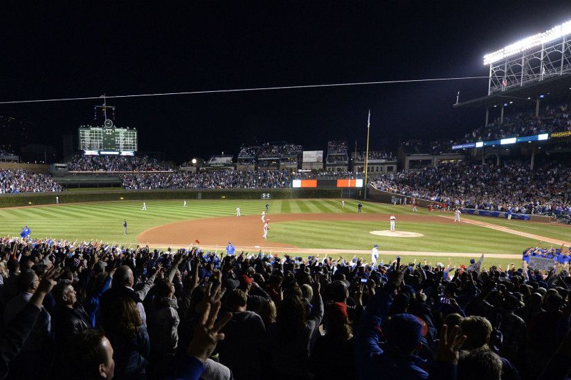 Pics For > Wrigley Field At Night Wallpaper