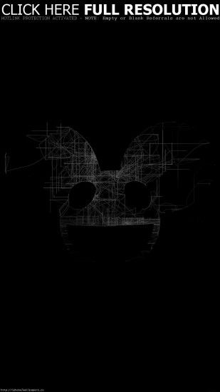 Deadmau5 Black Logo Art Music Android wallpaper - Android HD wallpapers