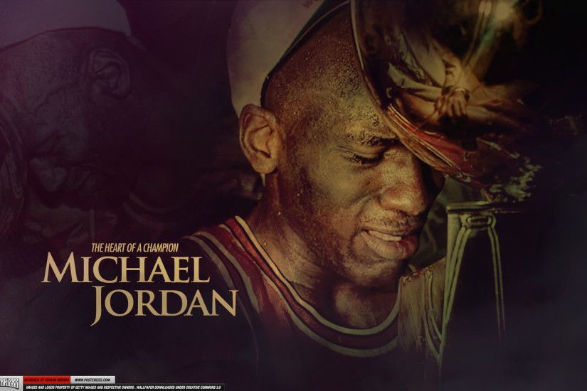 Michael Jordan – 'Heart of a Champion' (WALLPAPER)