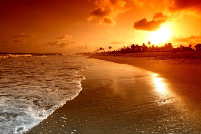 Beach, Sunset, Widescreen, Hd, Wallpapers, Top, New, Images, Full, Free,  High Resolution, Samsung Background Images, Iphone Wallpaper, 1920Ã1200  Wallpaper ...