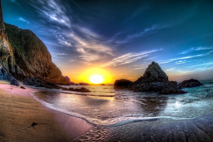 AMAZING SUNSET Sands Atmosphere Light Wonderful Magnificent Warmth Beaches  Spectacular Natural Nature Sea Sky Mountains Horizon Scenic Colors Splendor  ...