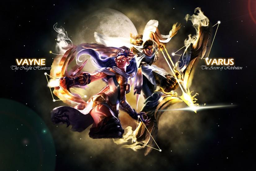 Arclight Vayne & Varus by Brumskyy HD Wallpaper Fan Art Artwork League of  Legends lol
