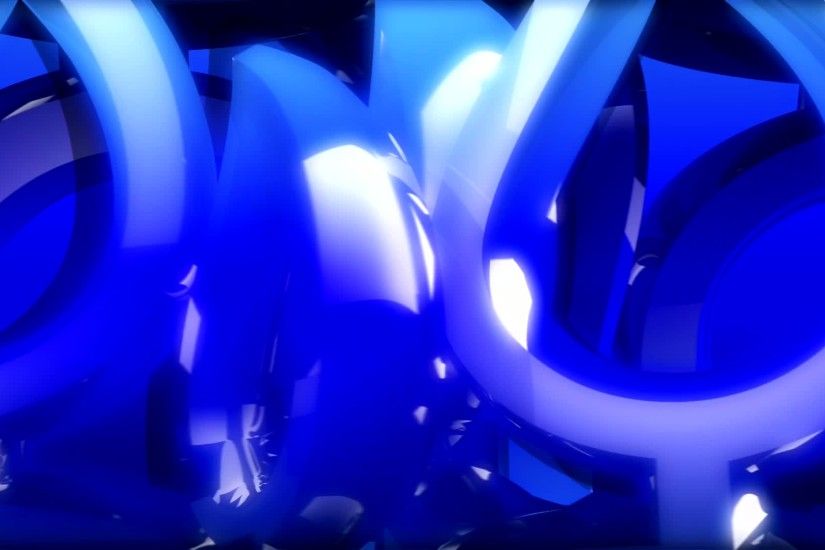 Blue Logo Abstract Motion Background Free Stock Video Footage Download Clips