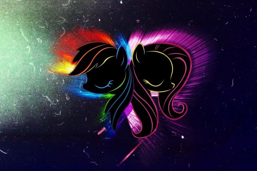 Image - Rainbow Dash and Fluttershy wallpaper by artist-xxdashiearmyxx.jpeg  | My Little Pony Fan Labor Wiki | FANDOM powered by Wikia