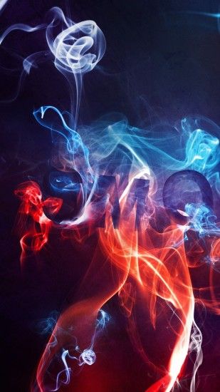 Preview wallpaper smoke, color, background, blurred 1440x2560