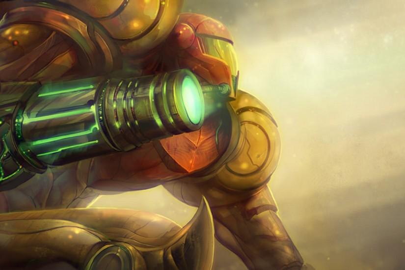 Metroid Prime Samus Aran Power Suit Power Armor Arm Cannon wallpaper