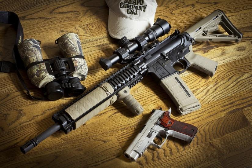 sig p226 gun ar-15 bcm assault rifle glasses weapon