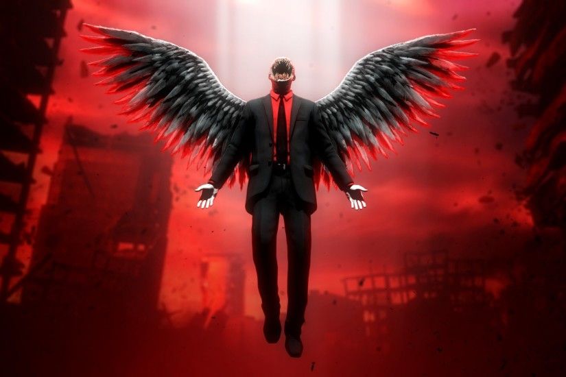 supplies angel apocalypse demon town ruins wings evil fallen angel monster