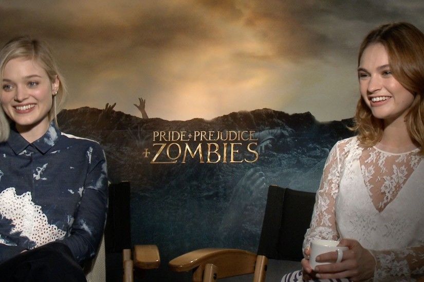Lily James & Bella Heathcote Talk 'Pride & Prejudice & Zombies', 'Neon  Demon' & 'Baby Driver' - YouTube