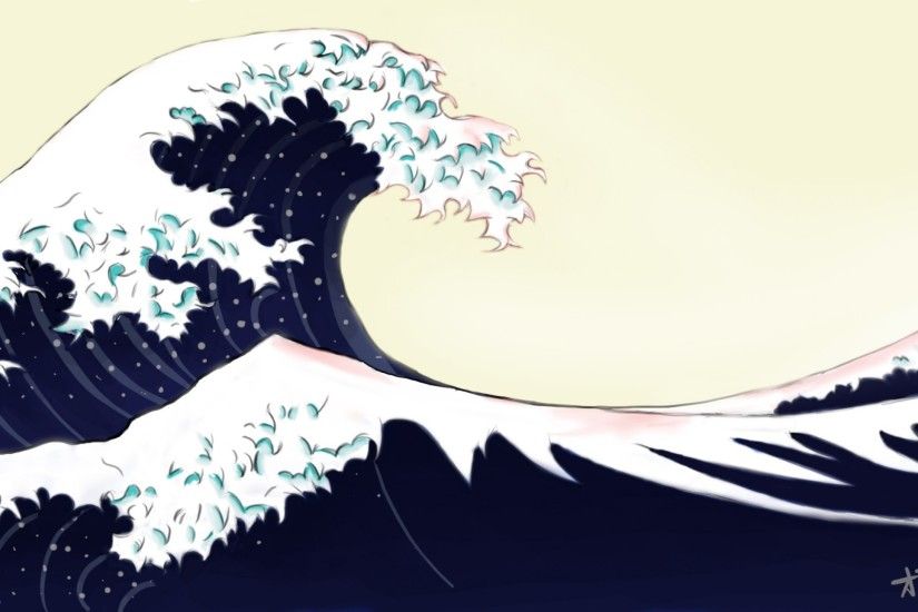 Download Wallpaper Â· Back. blue ocean waves japanese artwork the great wave  off kanagawa ...