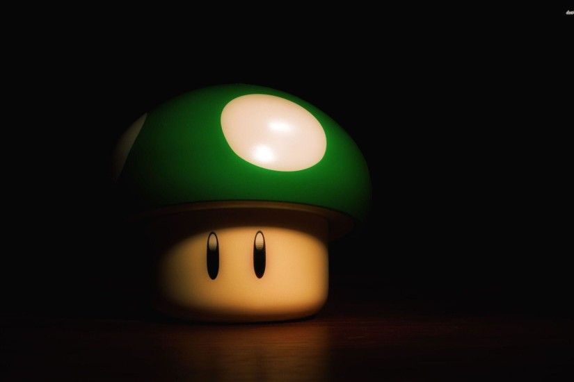 Green Mario mushroom wallpaper - 972583