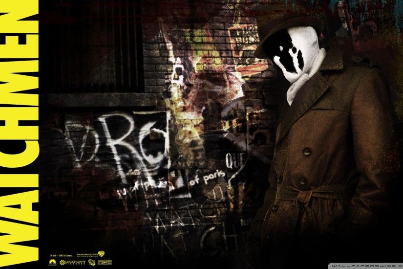 Rorschach Watchmen HD Wide Wallpaper for Widescreen
