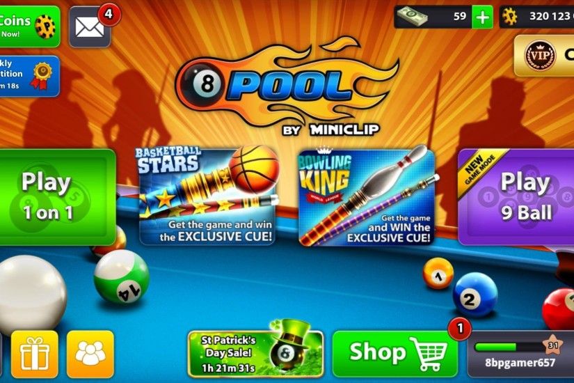 Thread: Selling 8 ball pool account ( 300 million coins + 5 legendary cues  + 60 cash )