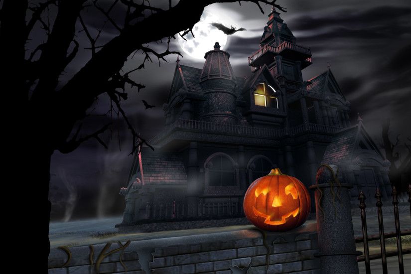 Scary Halloween 2012 HD Wallpaper.