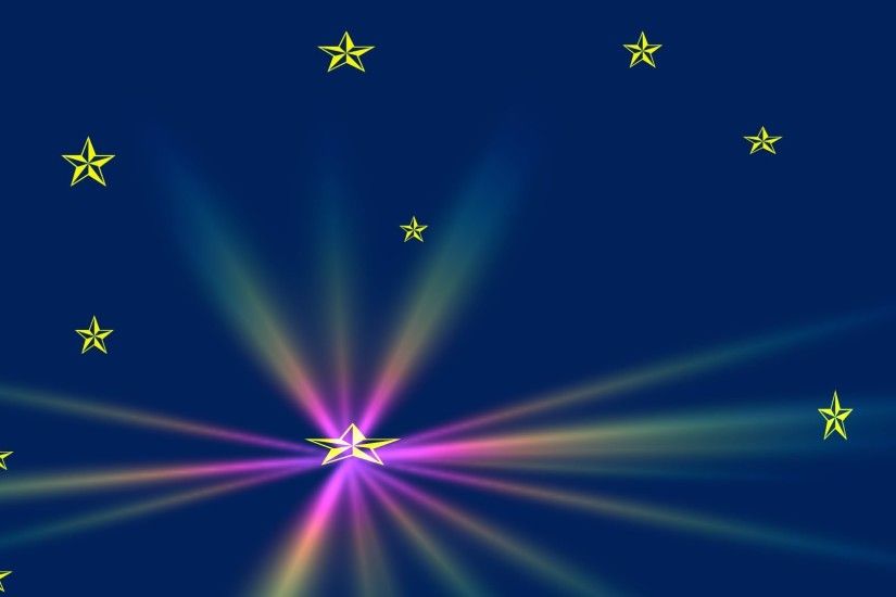 Gold Stars, Rainbow Flare backgrounds