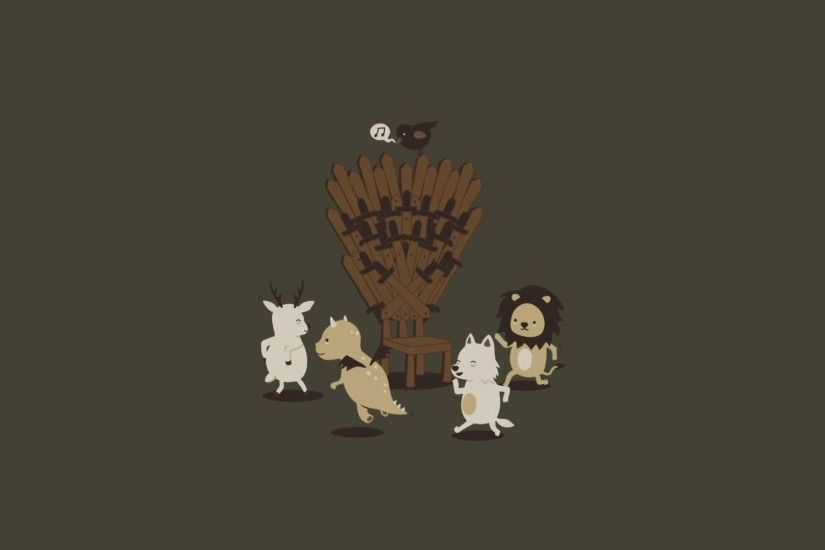 A Song Of Ice And Fire Dance Deer Dragons Funny Game Thrones House  Baratheon Lannister Stark Targaryen Lions Minimalistic Throne Wolves ...
