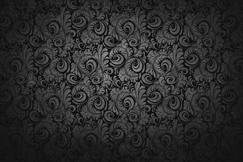 Black dark Floral Wallpaper for Desktop Background and Walls