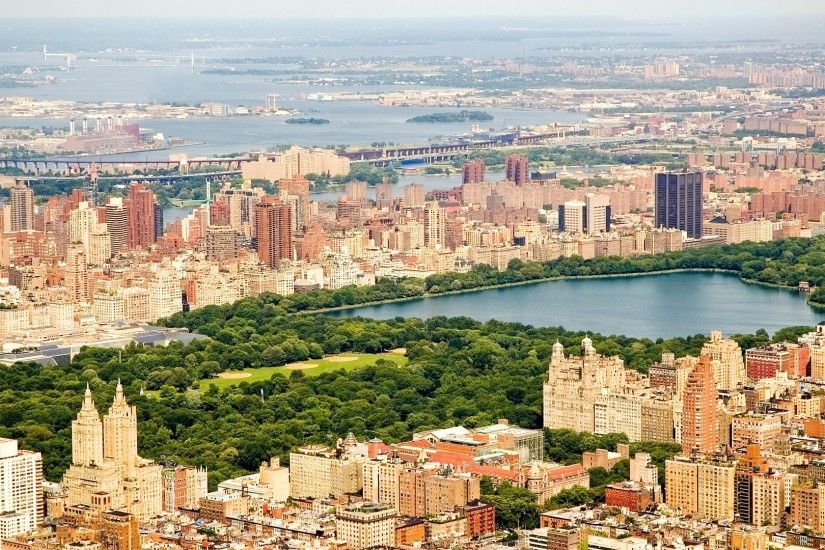 ... City, New York City, USA, Water, Central Park, Trees, Lake, Sea,  Bridge, Skyscraper, Birds Eye View Wallpapers HD / Desktop and Mobile  Backgrounds