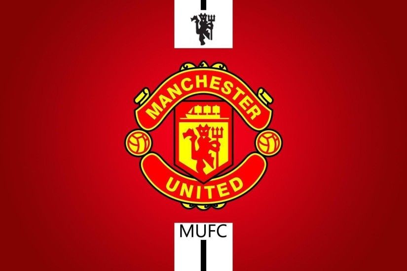 Manchester United Logo Red Background Wallpape #11572 Wallpaper .