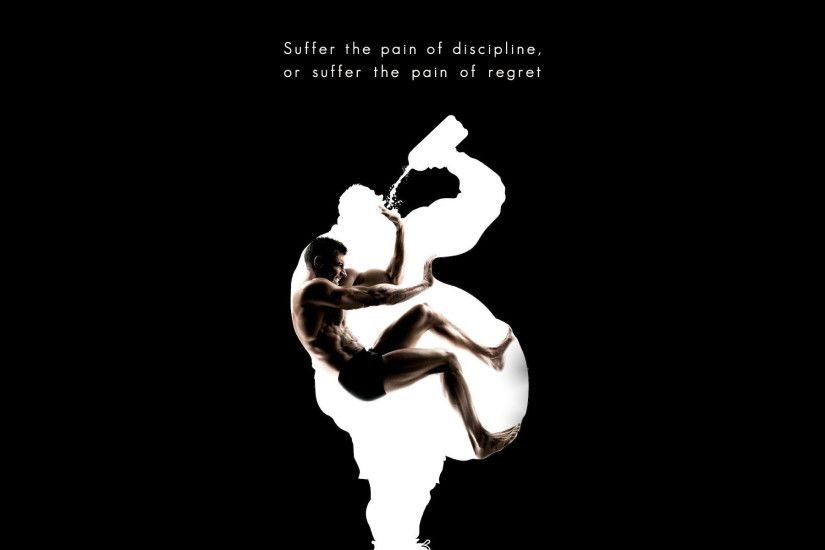 Current Wallpaper - Suffer the pain of discipline, or suffer the pain of  regret.