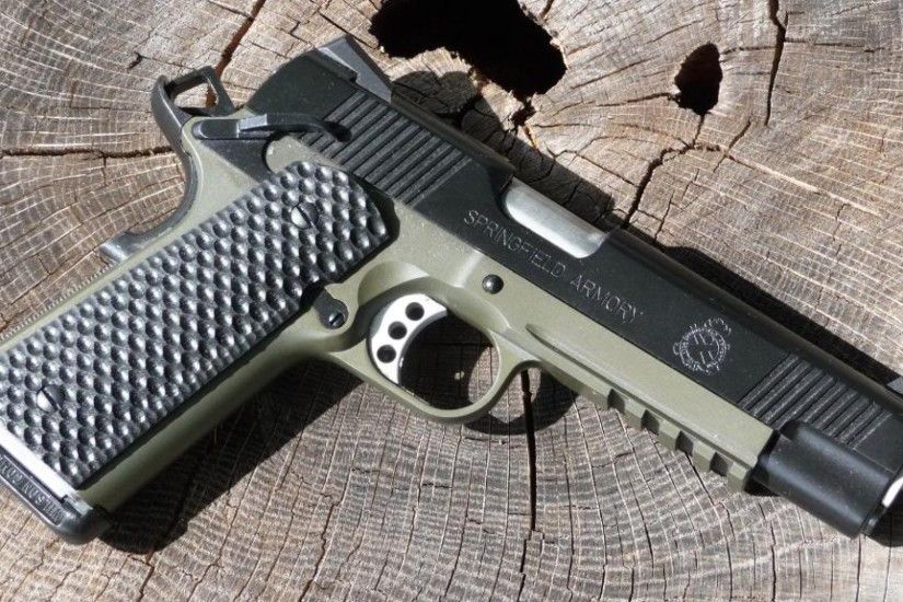 Nice wallpapers Springfield Armory 1911 Pistol 1920x1080px