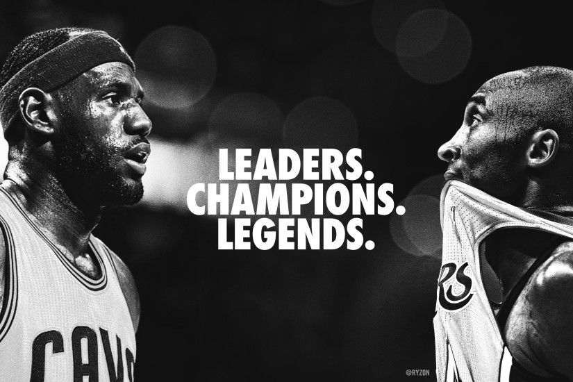[WALLPAPER] My final tribute to Kobe and LeBron, two of the finest players  of the last 20 years.