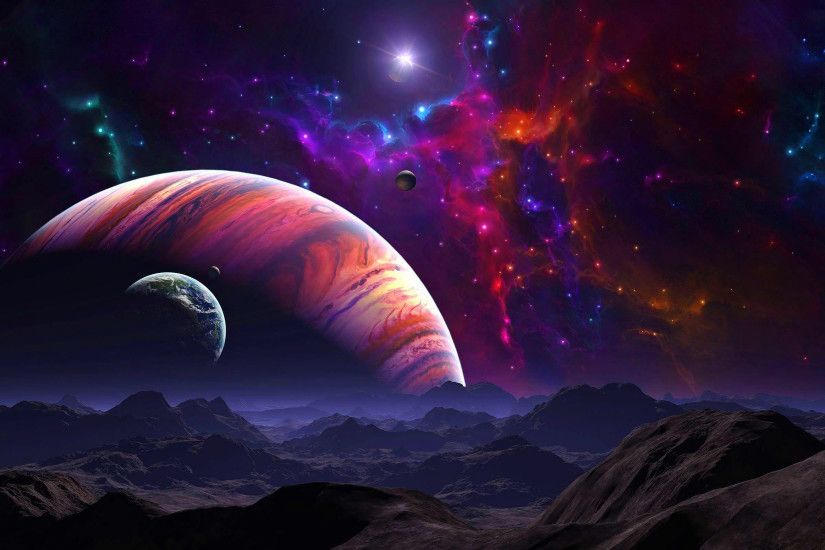 Sci Fi - Planetscape Wallpaper