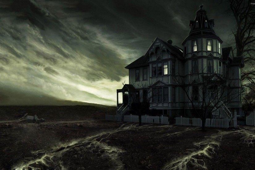 Wallpapers For > Haunted House Wallpapers Hd