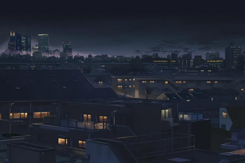 13 Wonderful HD Anime City Wallpapers