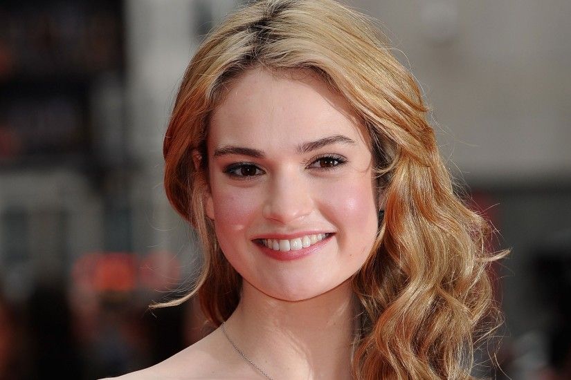 Lily James Cute Smile