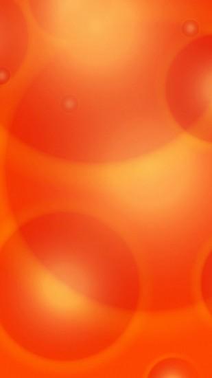 orange abstract bubbles iphone 6 wallpapers HD
