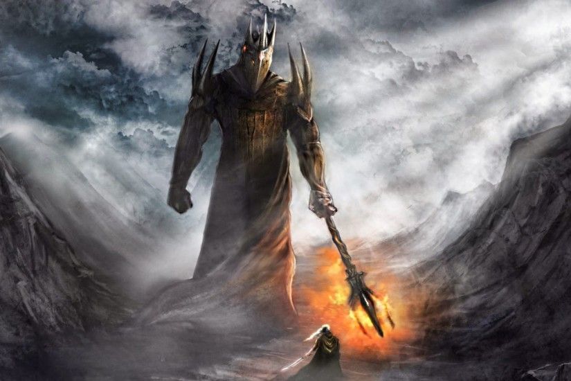 fantasy Art, The Lord Of The Rings, Morgoth, J. R. R. Tolkien Wallpapers HD  / Desktop and Mobile Backgrounds