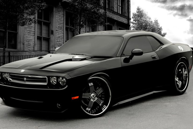 You can download Black Dodge Challenger HD Wallpaper in your computer  1920x1080
