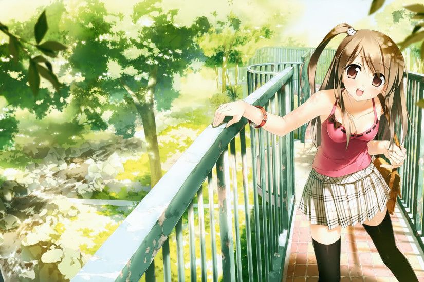Cute Anime Girl Student Images HD Wallpaper One HD Wallpaper
