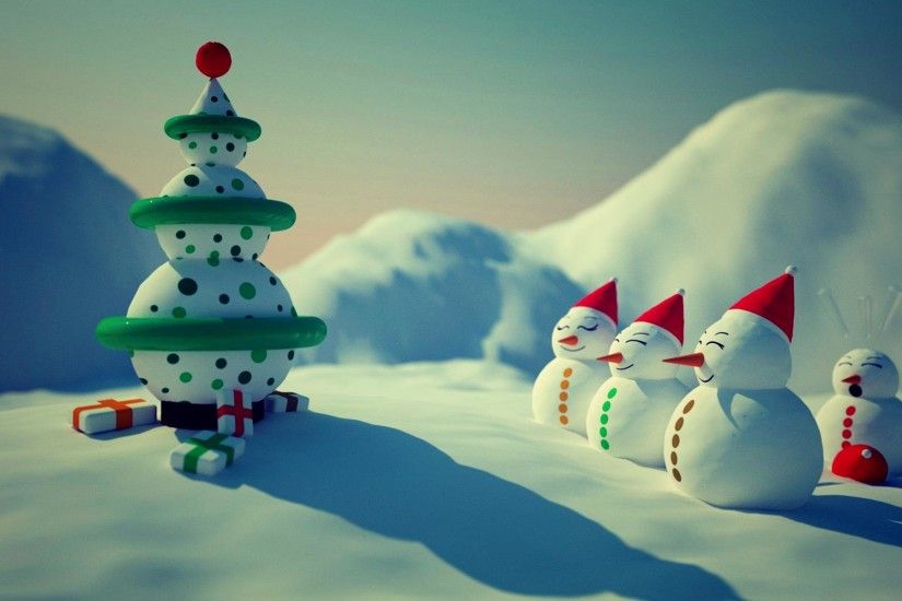 Merry christmas HD wallpaper free 2016 Merry Xmas Beautiful snowman santa  claus wallpapers download
