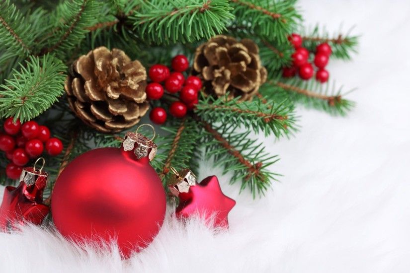 christmas decorations | Red Christmas decorations - Christmas Wallpaper  (22228018) - Fanpop .