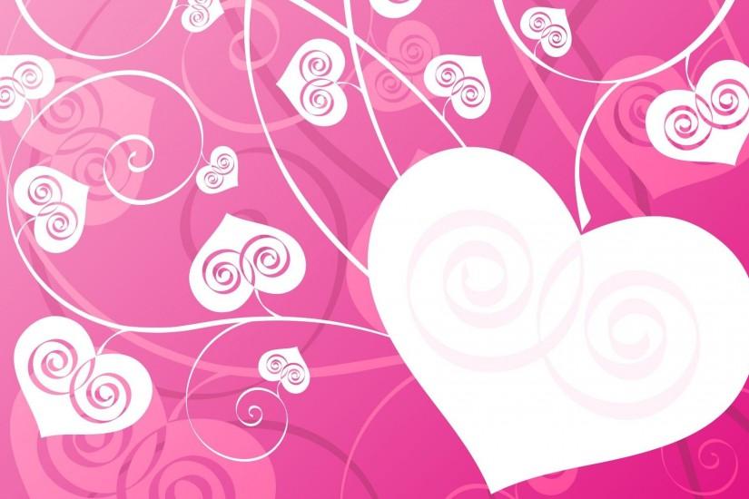 Pink Love hearts PPT Backgrounds Template for Presentation - PPT .