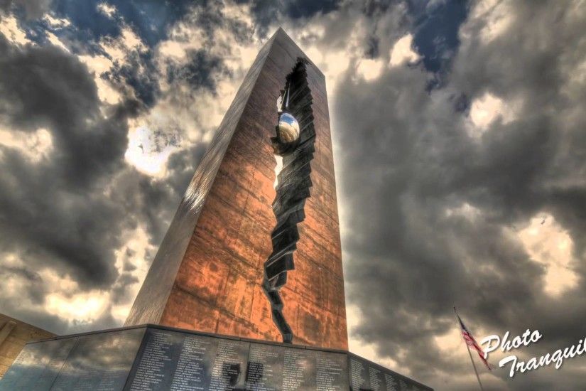 Teardrop Memorial in Bayonne - September 11 Memorial - HDR Time Lapse