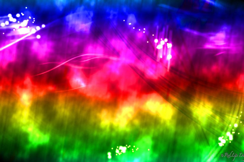 ... WallpaperSafari neon rainbow by magiver45 on DeviantArt ...