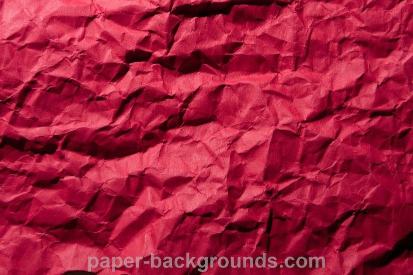 Crumpled Red Paper