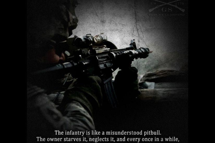We sleep soundly in our beds because rough men stand ready in the night to  visit